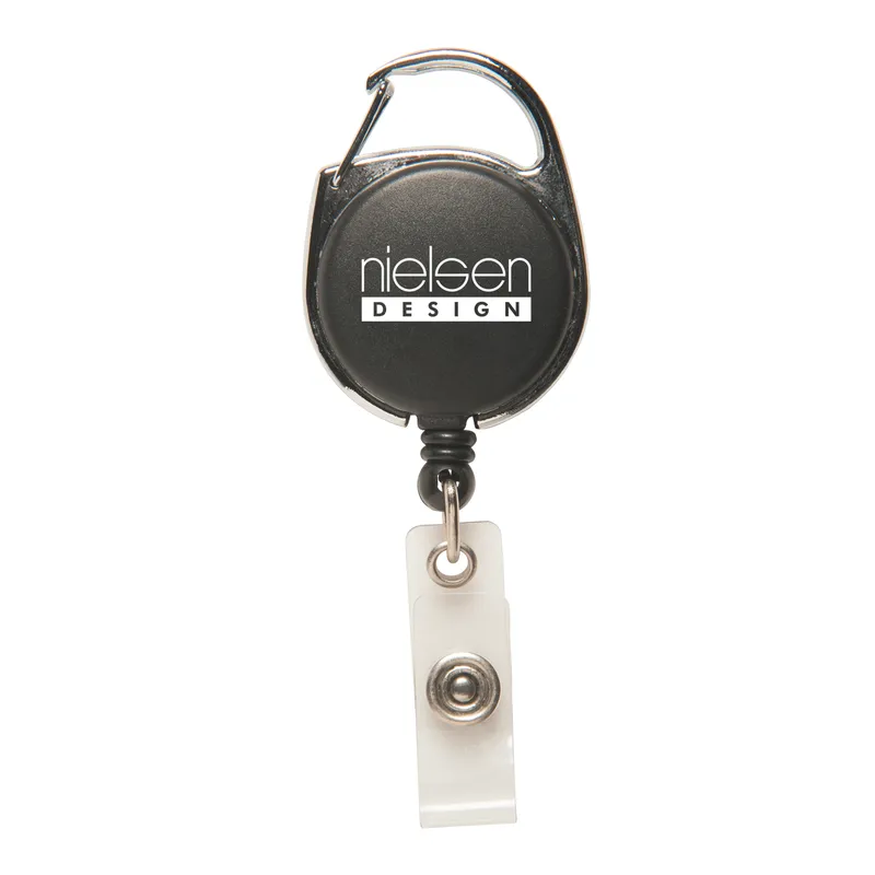 Badge Reel with Carabiner