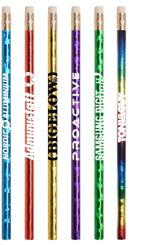 Jo-Bee Prismatic Foil Wrap Pencil