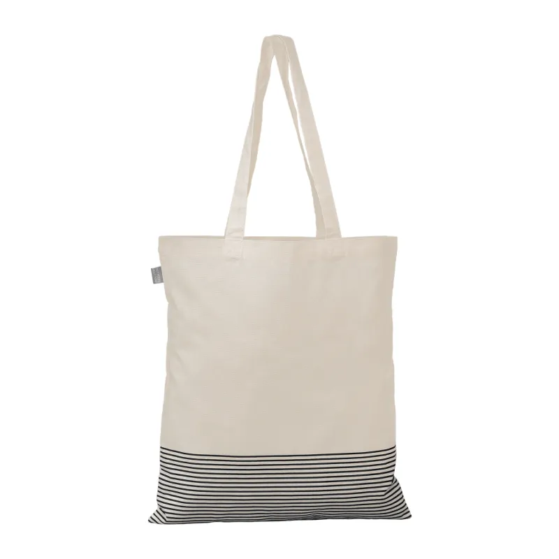 Aro Recycled 5oz Cotton Micro Stripe Tote Bag - 9.7L view 2