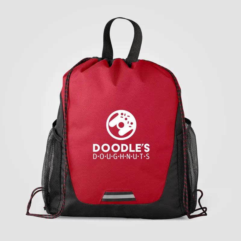 Jotun Recycled Polyester Pocketed Drawstring Bag - 2.6 gal view 5