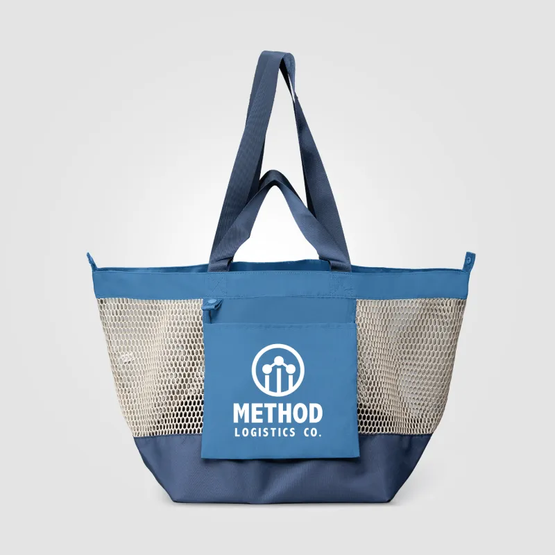 Neri Recycled Mesh Foldable Tote Bag - 45L view 5