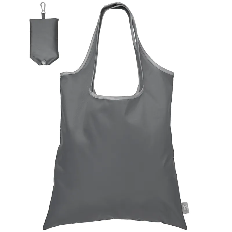 Santorini RPET - Recycled Foldaway Shopping Tote Bag view 3