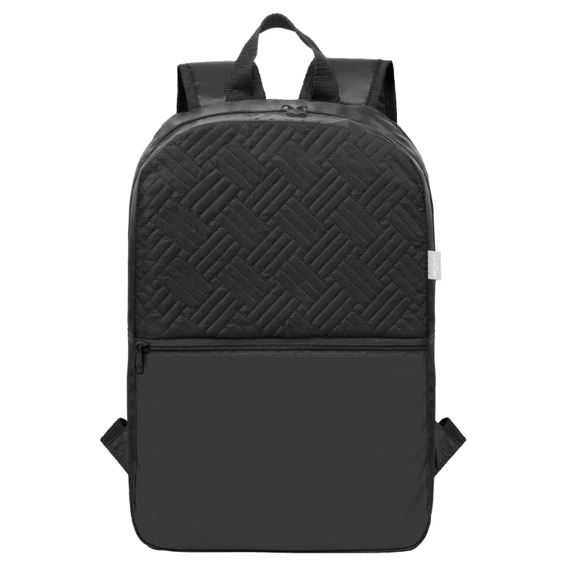 Sora Recycled 210D Polyester Quilted Backpack - 13L view 4