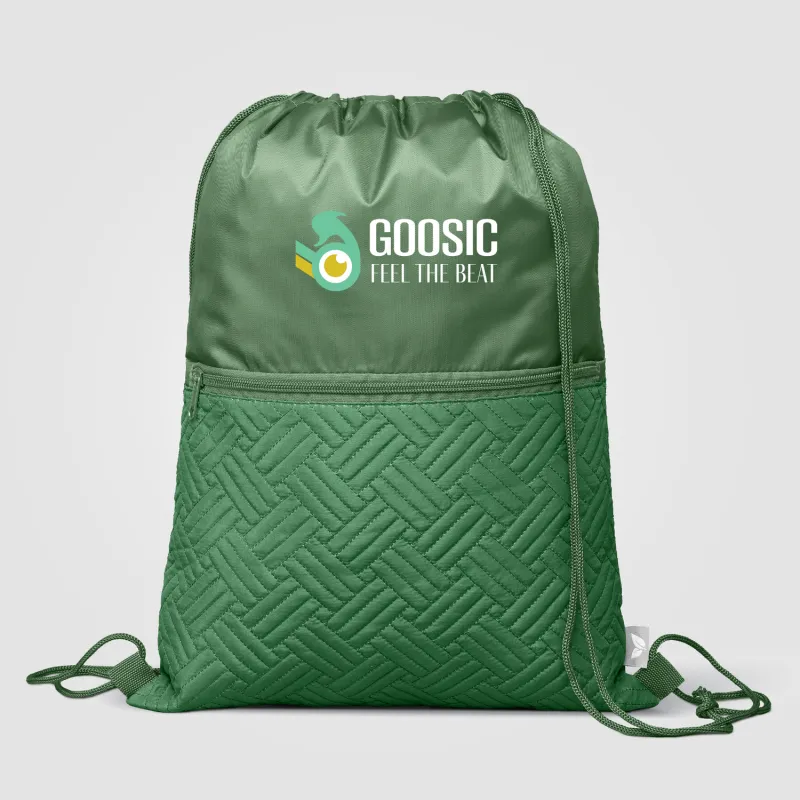 Sora Recycled Quilted Drawstring Bag - 6L view 2