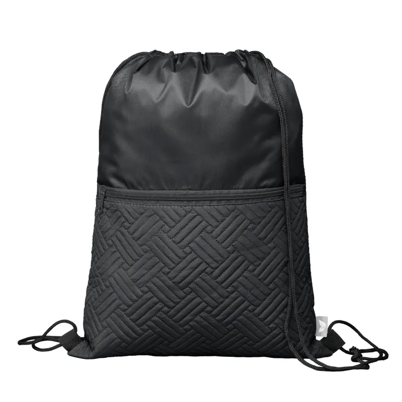 Sora Recycled Quilted Drawstring Bag - 6L view 4