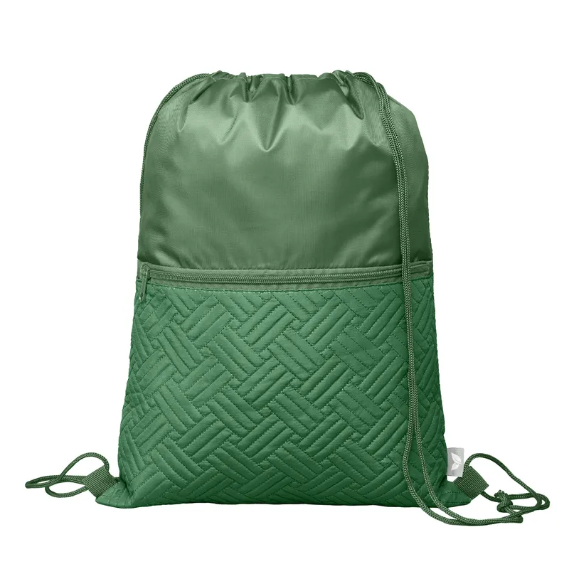 6 L Recycled Quilted Drawstring Bag view 7