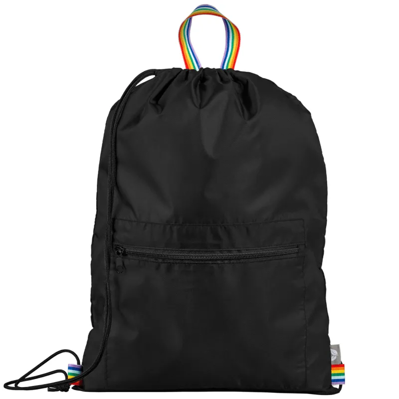 Spectrum Recycled Polyester Drawstring Bag - 2 gal
