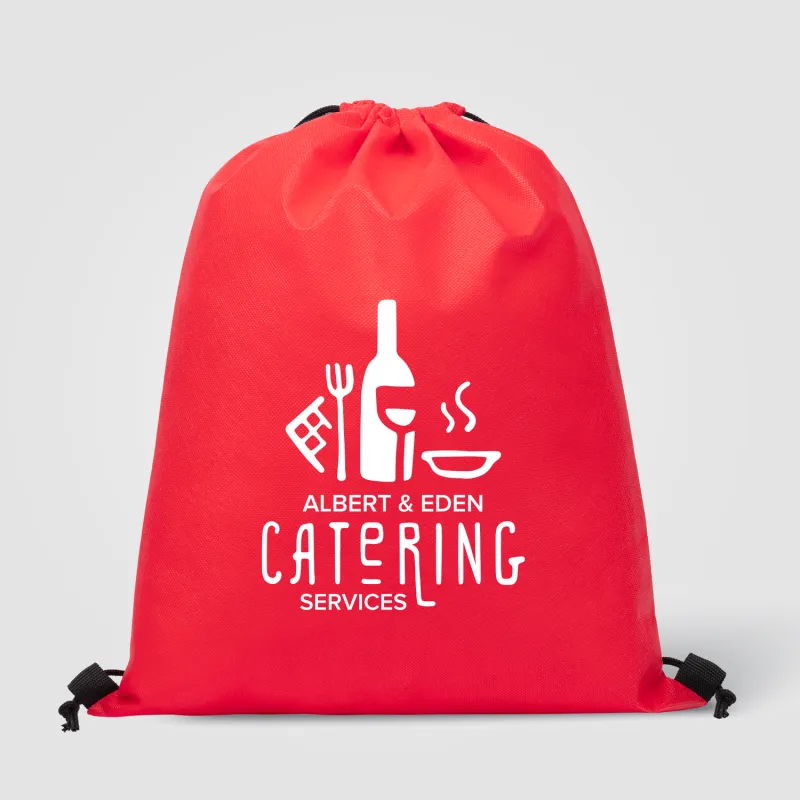 Gateway - Non-Woven Drawstring Backpack view 9