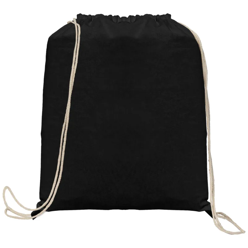 Java - 5 oz. Cotton Drawstring Backpack view 3