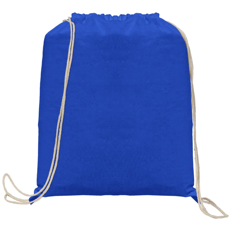 Java - 5 oz. Cotton Drawstring Backpack