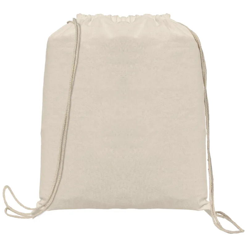 Java - 5 oz. Cotton Drawstring Backpack view 4