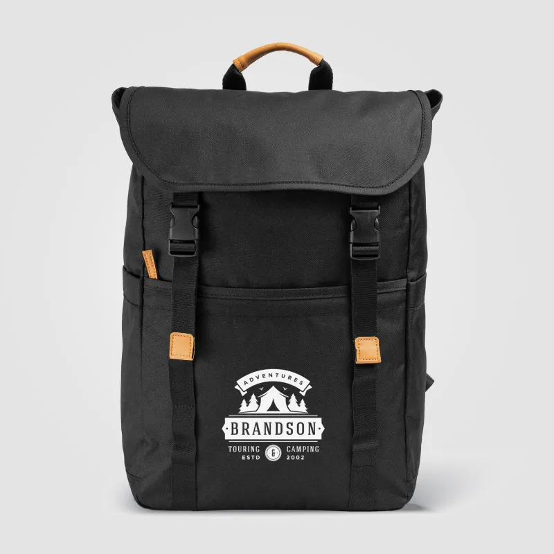 Lund - 600D RPET Backpack view 2