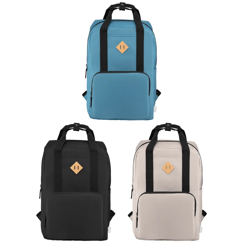 Majesty 300D rPET 15 inch Laptop Adjustable Strap Backpack - 16L view 4