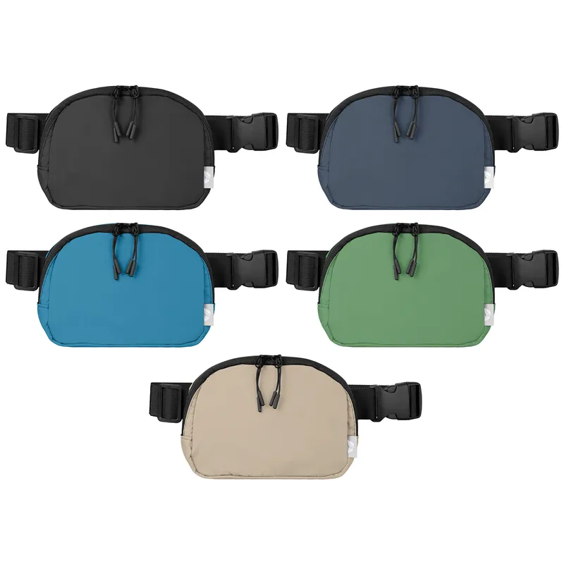rPET Nylon Zippered Waist Bag view 6