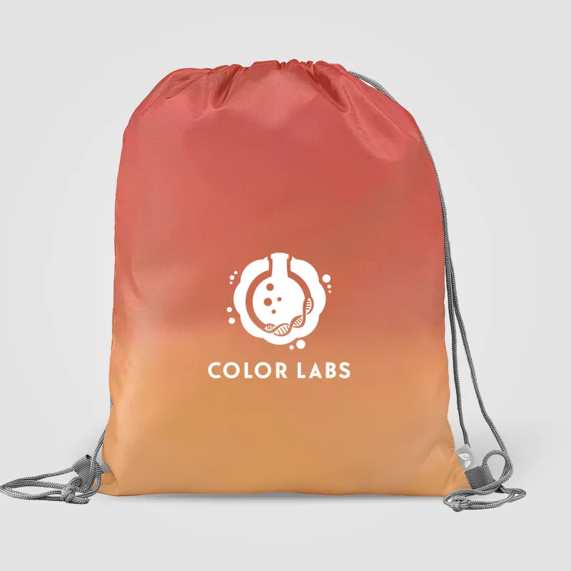 Vilda 210D Polyester Ombre Drawstring Bag - 6L view 5