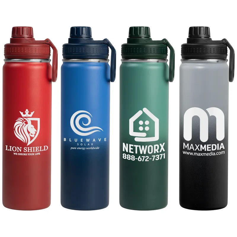 24 oz Ombre Double-Wall Stainless Steel Water Bottle