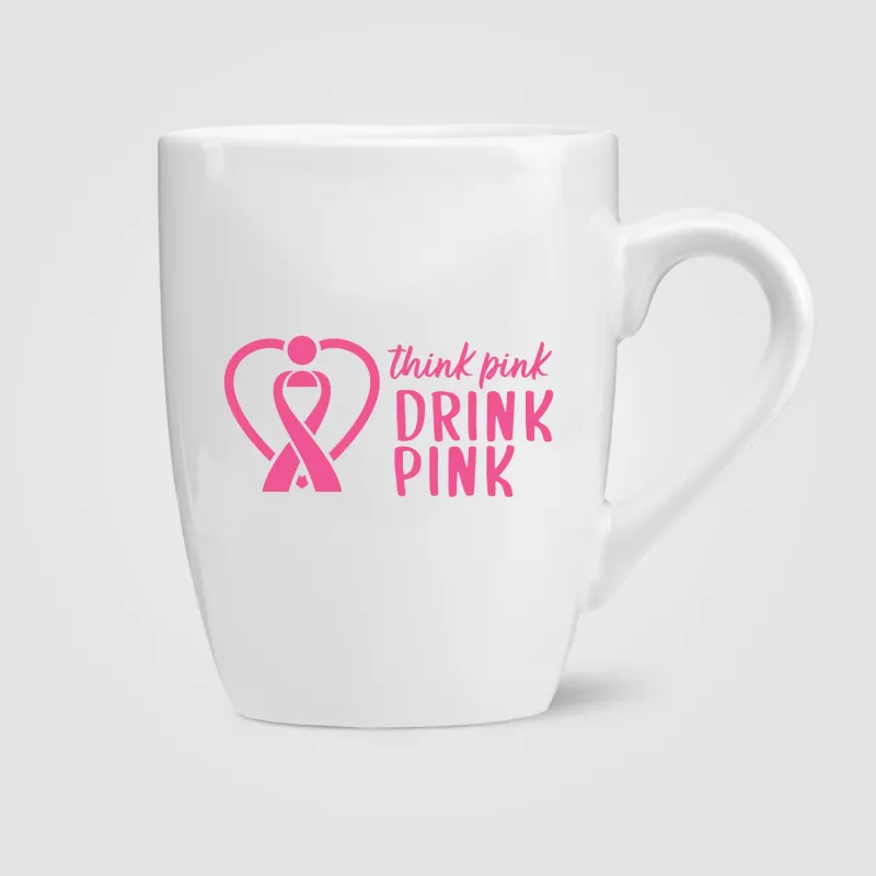 13 oz. Ceramic Bistro Mug - White view 3