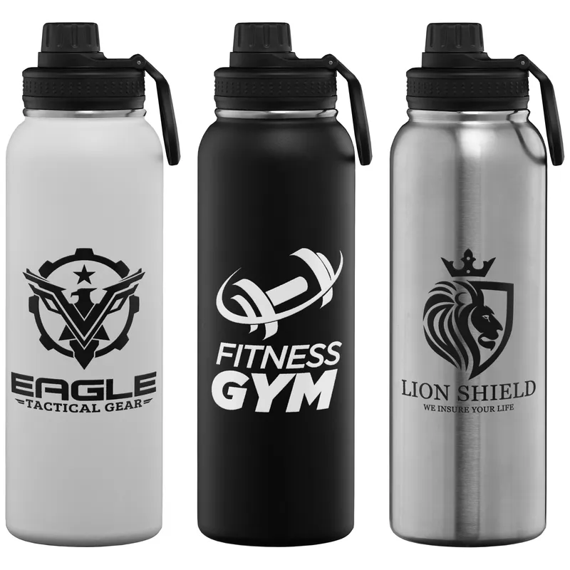40 oz Double-Wall Stainless Steel Water Bottle