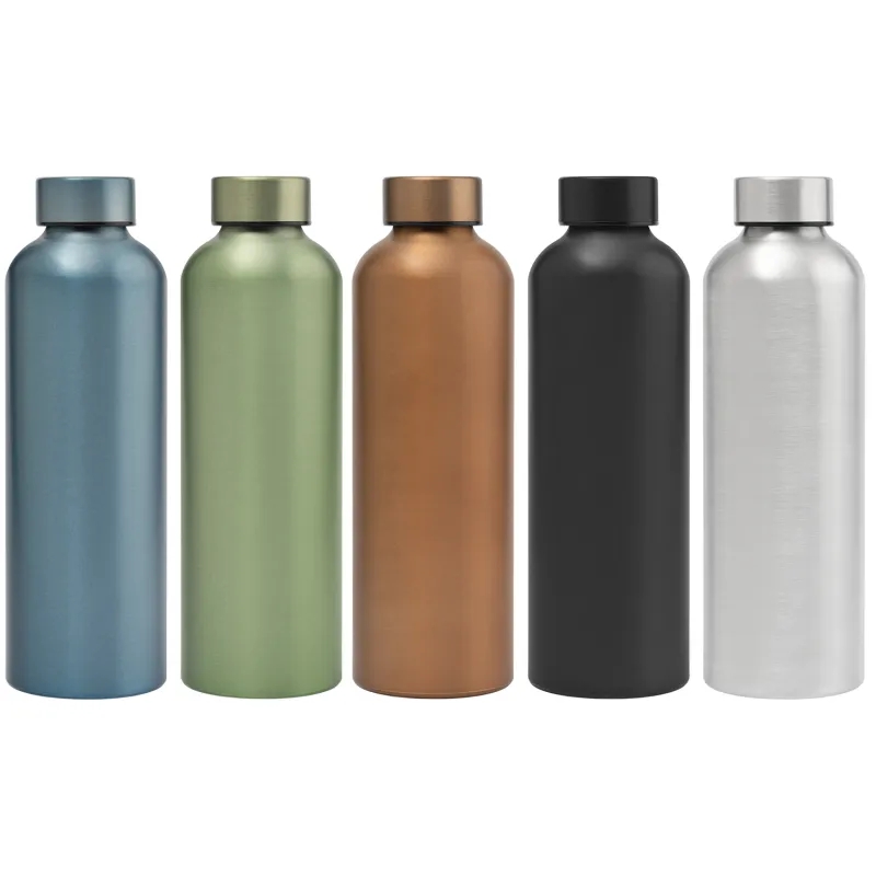 Astrid Recycled Stainless Steel Metallic Bottle - 24 oz. view 8