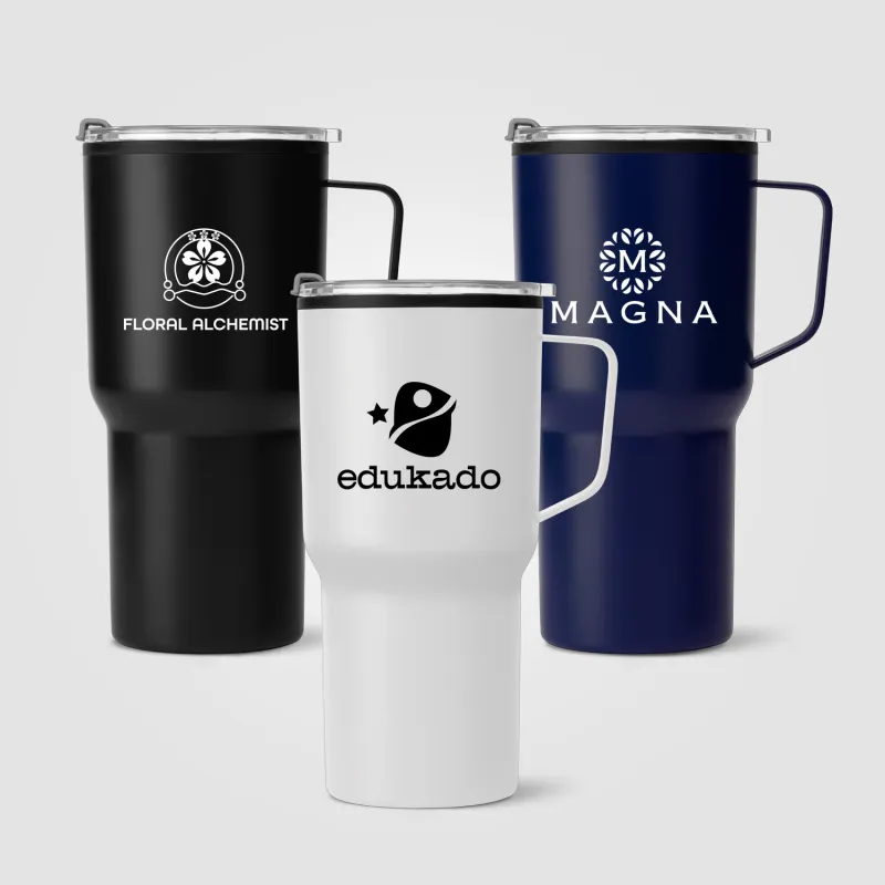 Anchorage - 30 oz. Stainless Steel Tumbler with Plastic Liner view 2