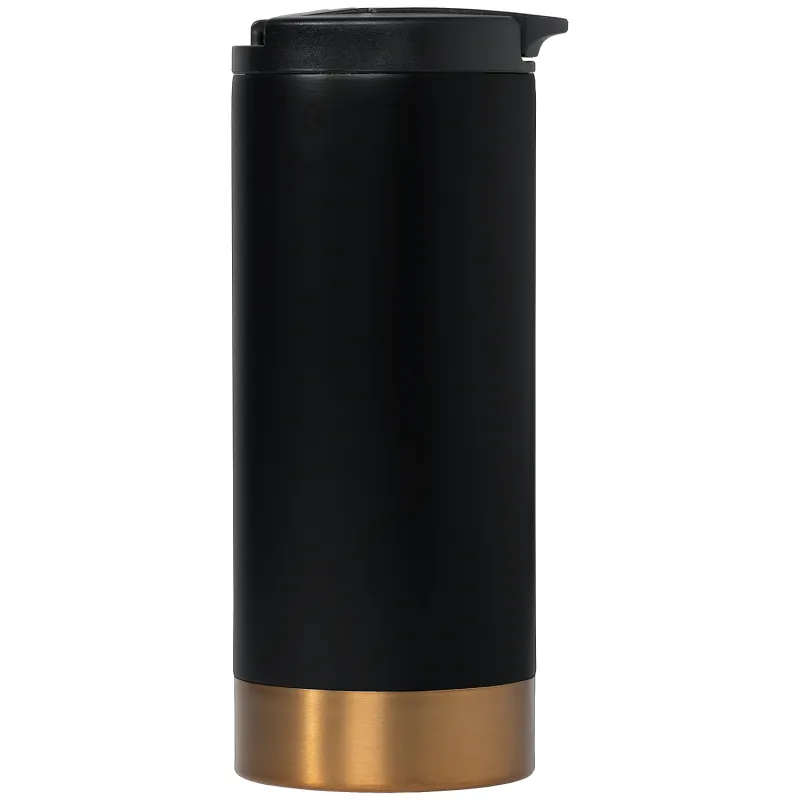 Astrid Stainless Steel Copper Accent Double Wall Tumbler - 13 oz.