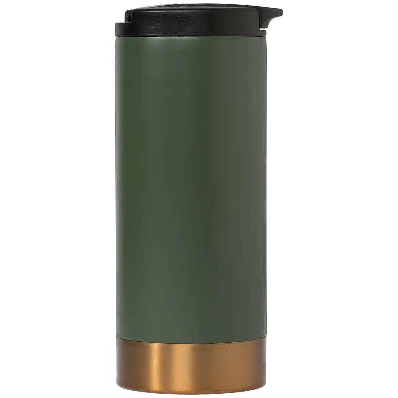 Astrid Stainless Steel Copper Accent Double Wall Tumbler - 13 oz. view 3