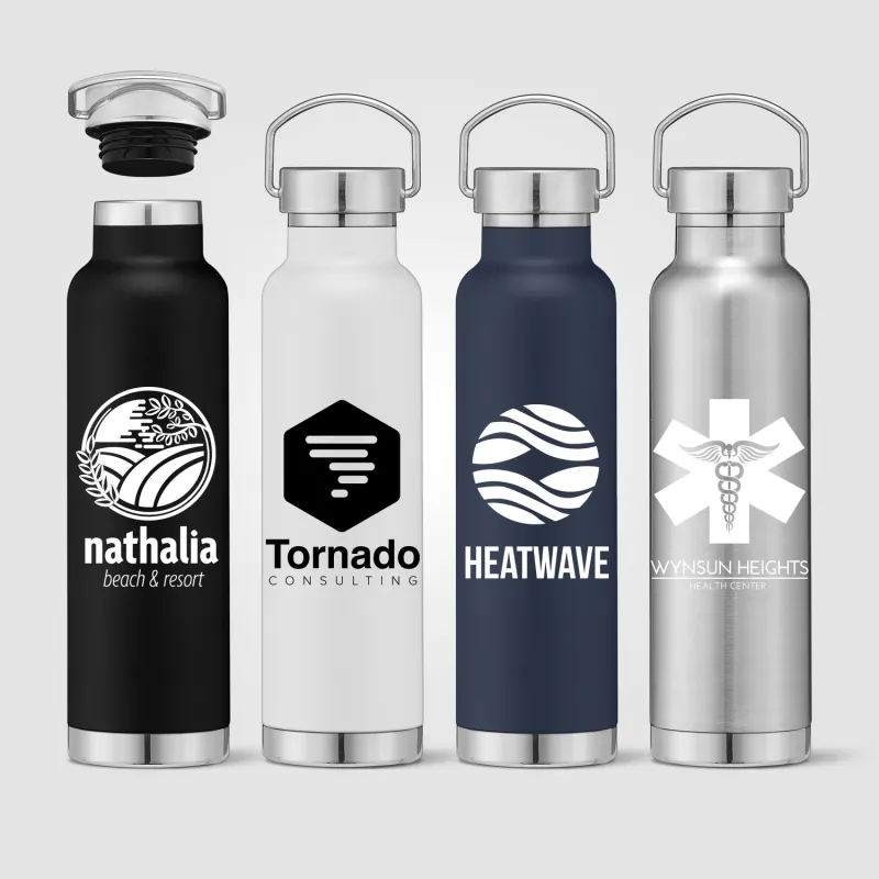 Apollo - 23 oz. Double Wall Stainless Steel Water Bottle with Lid view 5