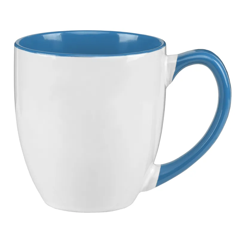 15 oz. Two-Tone Ceramic Bistro Mug view 3