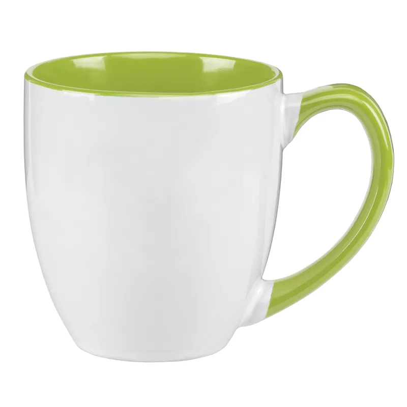 15 oz. Two-Tone Ceramic Bistro Mug view 4