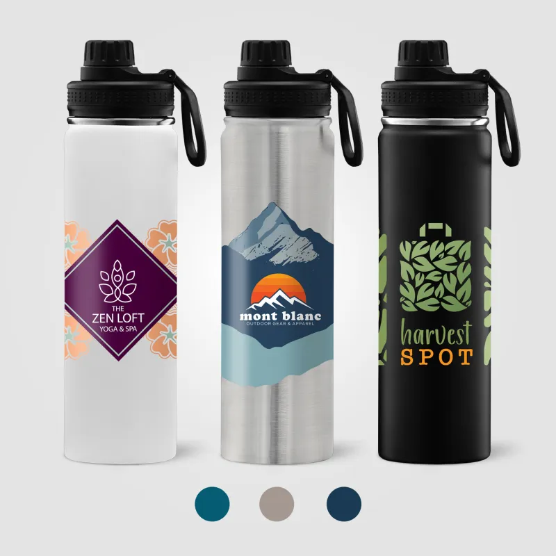 Alaska - 24 oz. Stainless Steel Double Wall Water Bottle view 7