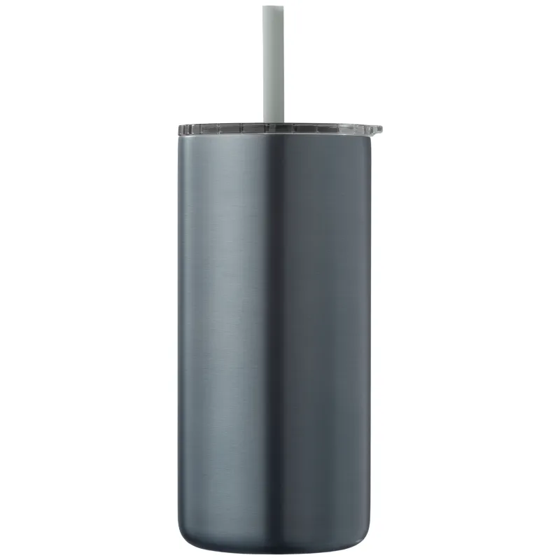 Borealis Stainless Steel Straw Tumbler - 16 oz. view 3