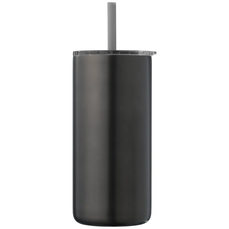 Borealis Stainless Steel Straw Tumbler - 16 oz. view 5