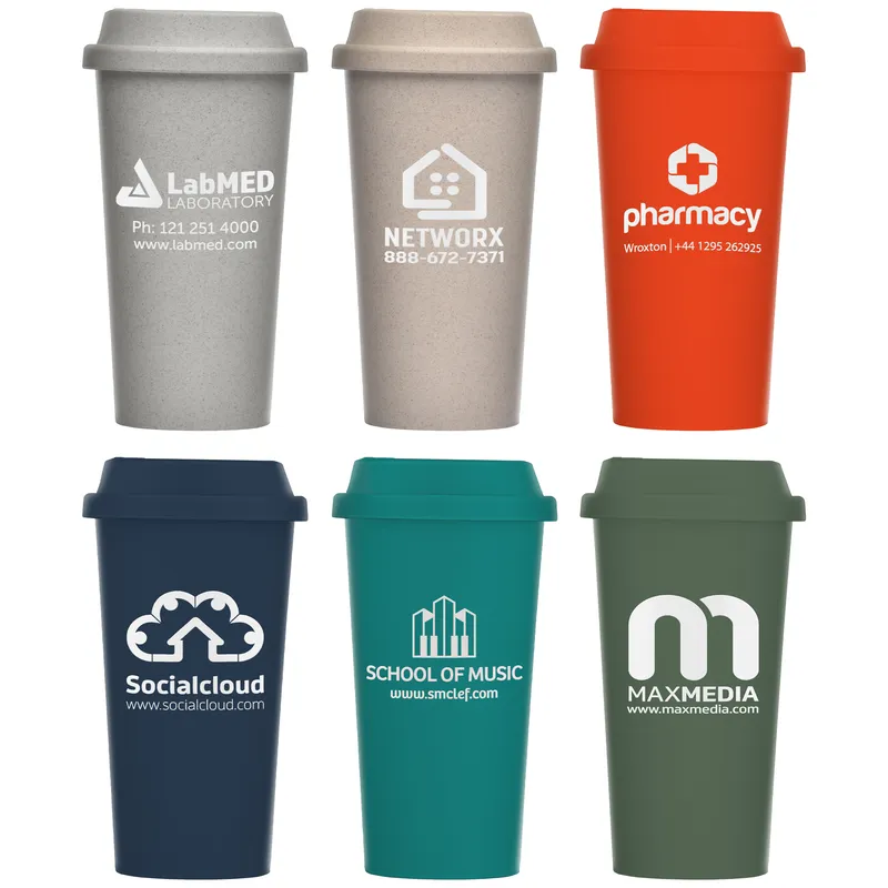 16 oz Double-Wall Plastic Tumbler