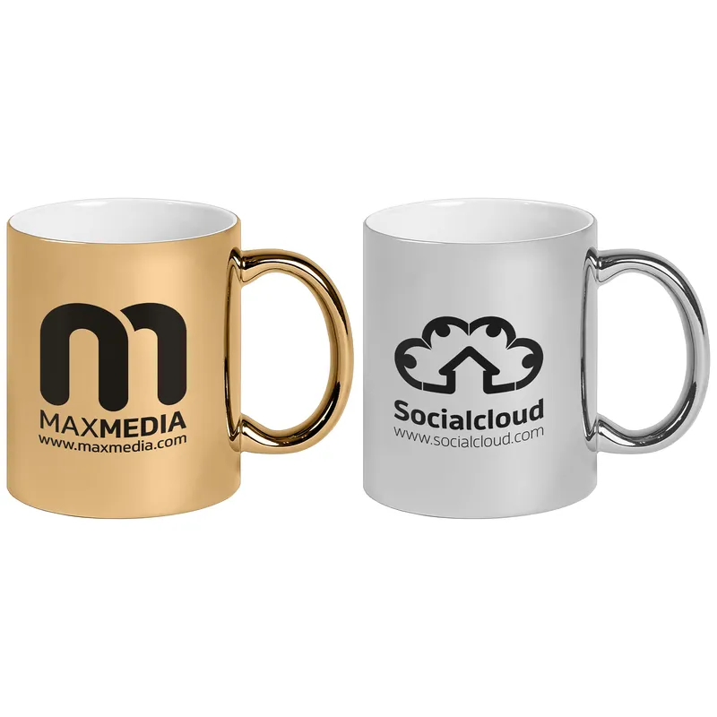 11 oz Metallic Ceramic Mug