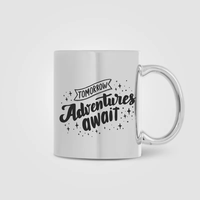 Deco - 11 oz. Metallic Ceramic Mug view 3