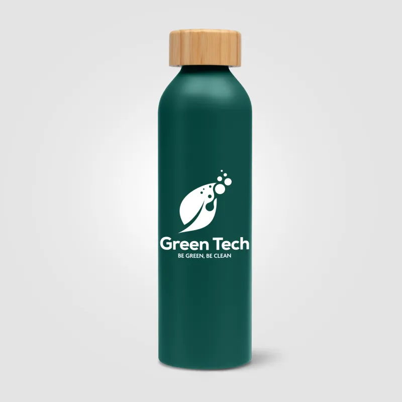 Eden - 22 oz. Aluminum Water Bottle with Bamboo Lid view 5
