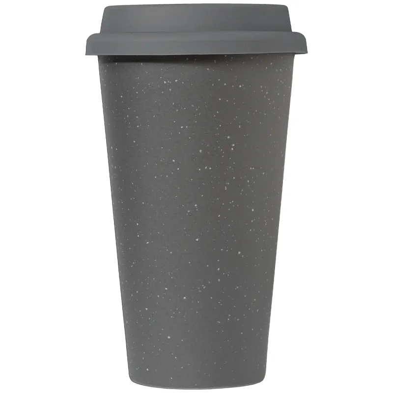 Equator - 9 oz. Double Wall Ceramic Tumbler with Silicone Lid view 2