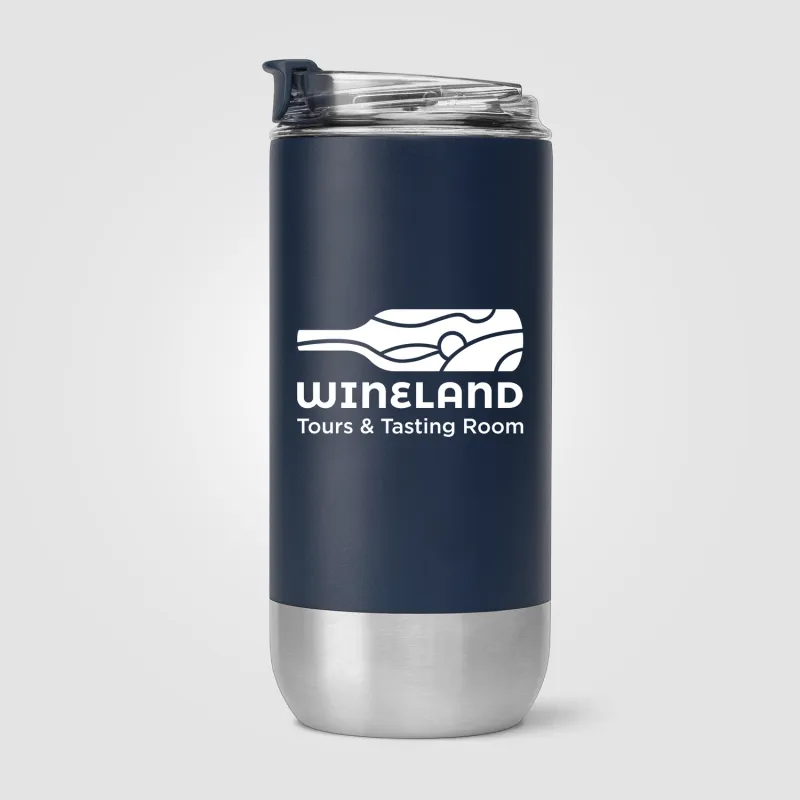 Glacier - 16 oz. Double-Wall Recycled Stainless Steel Tumbler view 4