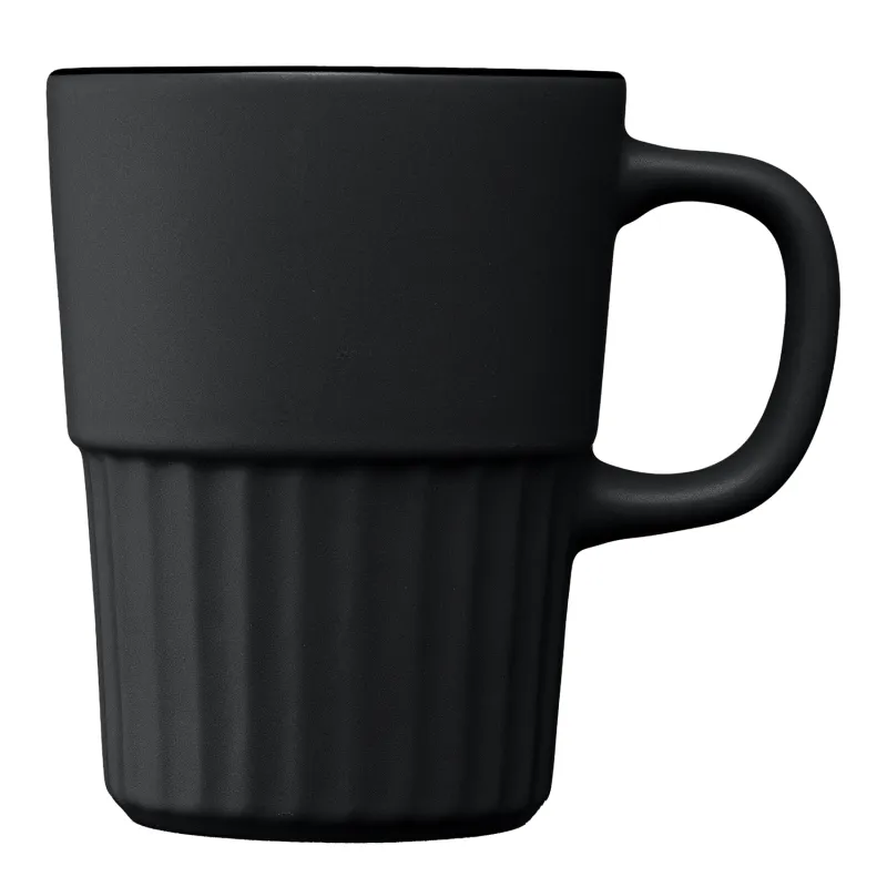 Majesty Ceramic Matte Finish Fluted Mug - 15oz view 3