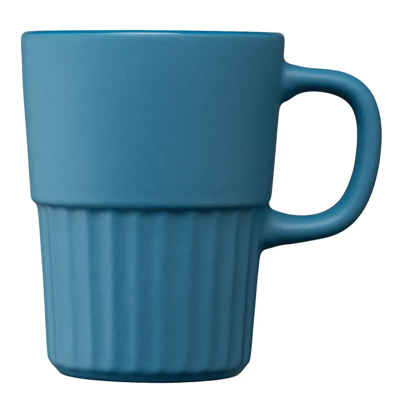 15 oz Matte Fluted Ceramic Mug view 6