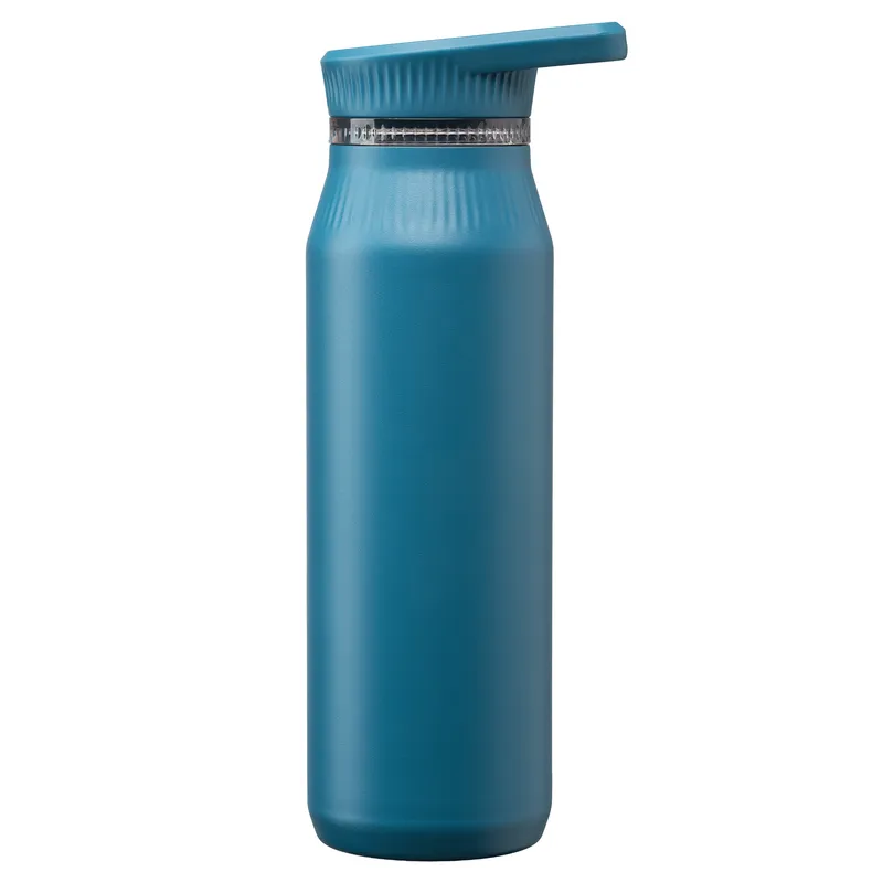 25 oz Stainless Steel Dual-Lid Handle Bottle view 6