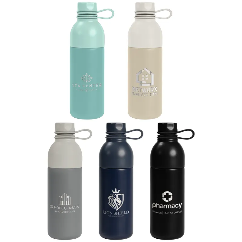 20 oz Double-Wall Stainless Steel Water Bottle view 7