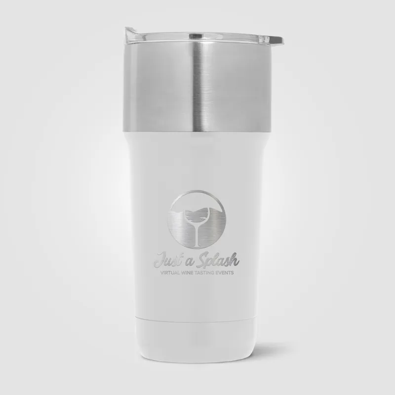 Optimus - 20 oz. Double Wall Recycled Stainless Tumbler with Ceramic Interior view 4