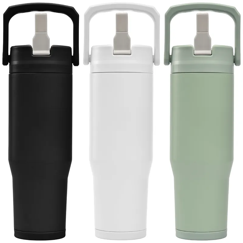 32 oz Recycled Stainless Tumbler with Storage Base view 6