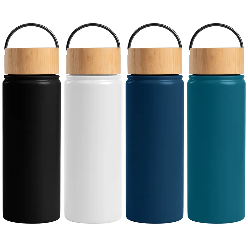 18 oz Recycled Double-Wall Stainless Steel Bottle view 6