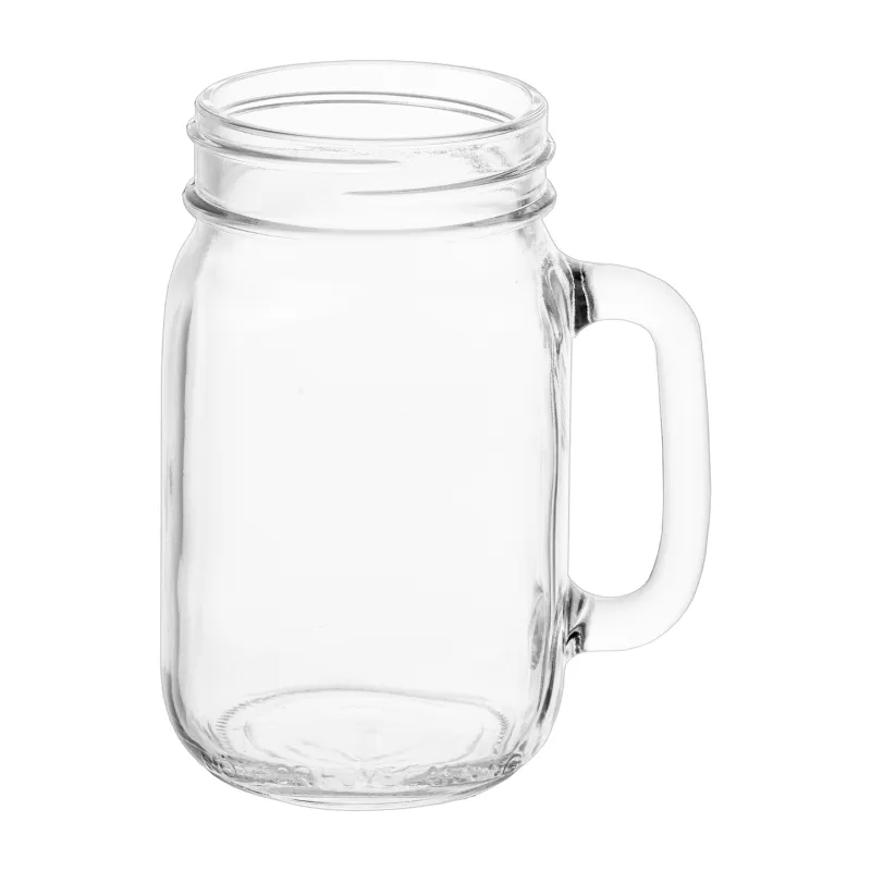 Root Handled Jar Glass - 16 oz.
