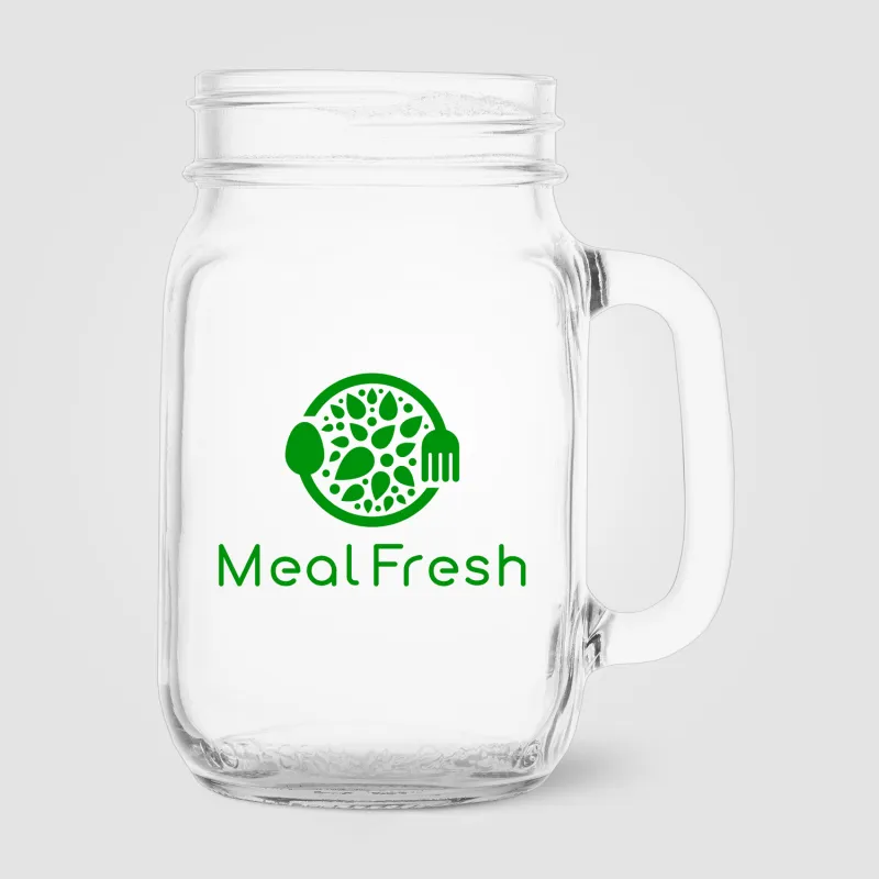 Root Handled Jar Glass - 16 oz. view 2