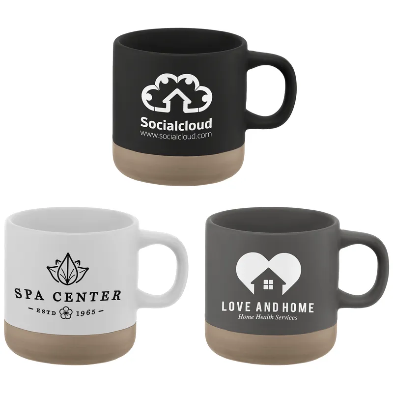 12 oz Clay-Base Ceramic Mug view 5