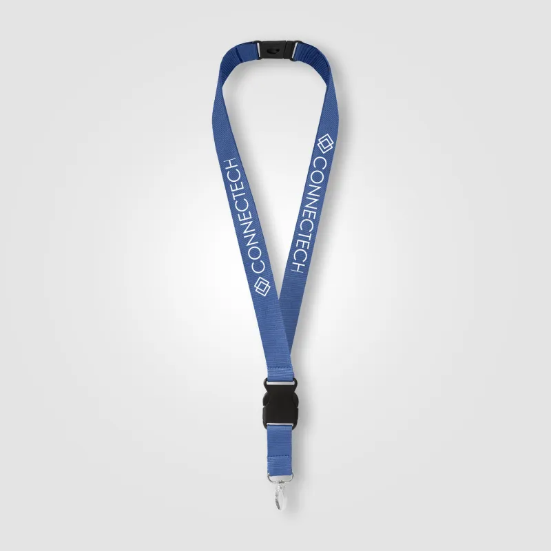 Jex rPET Breakaway Buckle Lanyard - 31.5" x 1" view 9