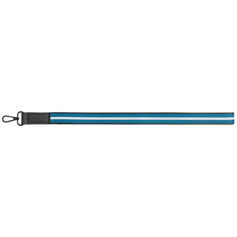 Newport rPET Woven Chevron Phone Strap Lanyard - 17.19"× 1" view 2